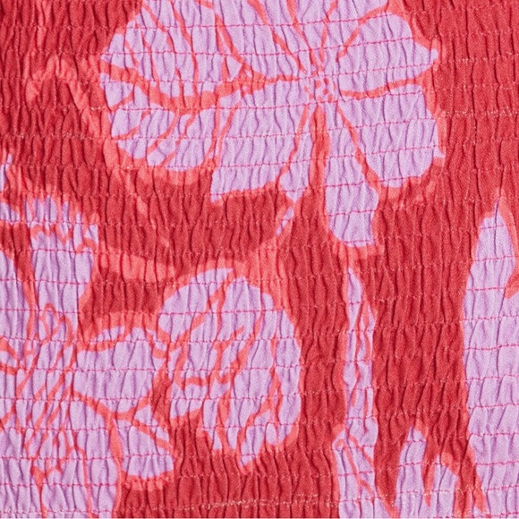 FARM Rio NWT Living Nature Smocked Long Sleeve Dress - Picture 3 of 9